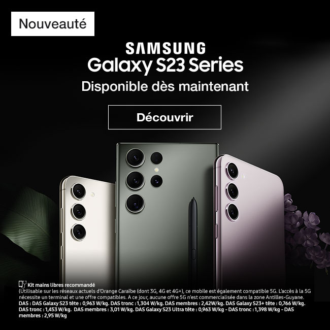 Découvrez la nouvelle gamme Samsung Galaxy S23