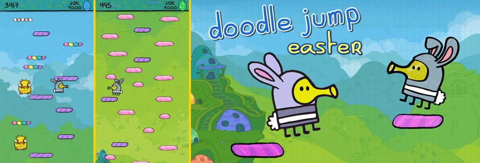 Doodle jump Pâques